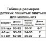 ДПМ-009 Пошитое платье для маленьких. Красуня