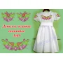 ДПШ-05 Пошитое детское платье для вышивки. ТМ Красуня