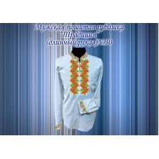 МПР(др)-30 Пошитая мужская рубашка "Традиция" под вышивку. ТМ Красуня