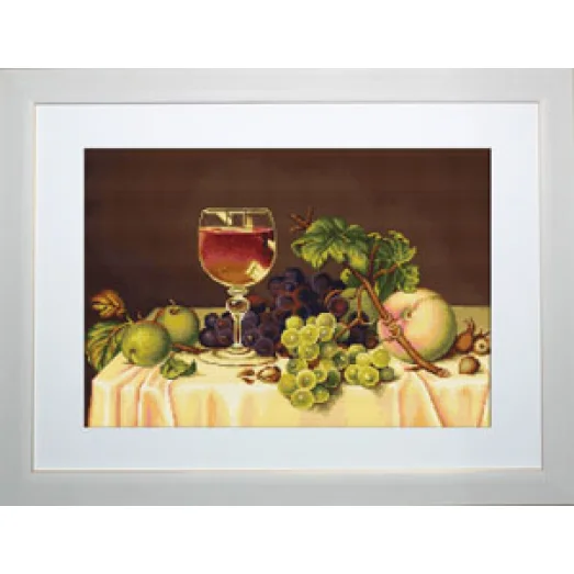 B482 Натюрморт. Набор для вышивки нитками. Luca-s