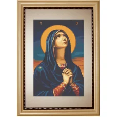 G443 Икона Б.М. Bсех скорбящих радость. Набор для вышивки нитками Luca-s 