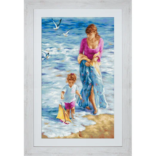 G531 Драгоценный момент. Набор для вышивки нитками Luca-s