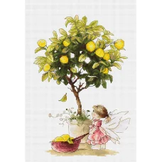 B1111 Лимоны. Набор для вышивки нитками. Luca-s