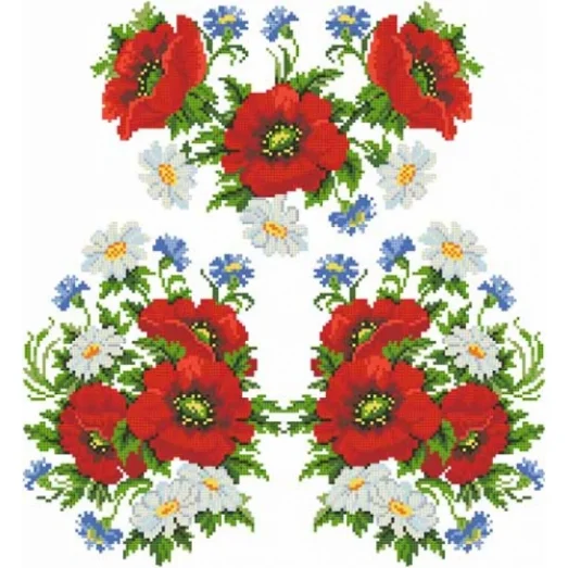 БЖ-001 Заготовка женской сорочки. Барвиста Вишиванка