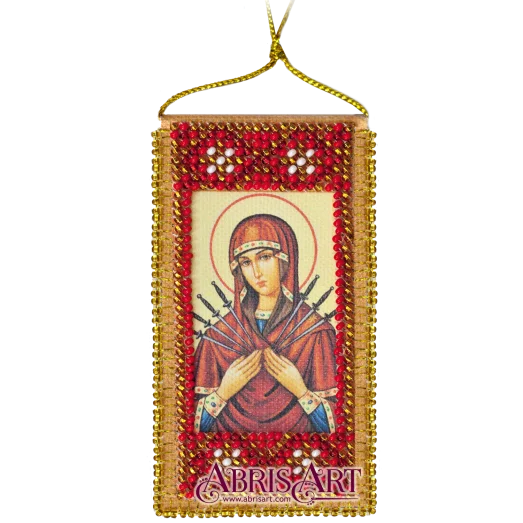 АВО-002-01 Молитва о сохранении дома (укр). Набор для вышивки бисером Абрис Арт