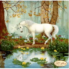ТА-004 Единорог. Схема для вышивки бисером. Тела Артис