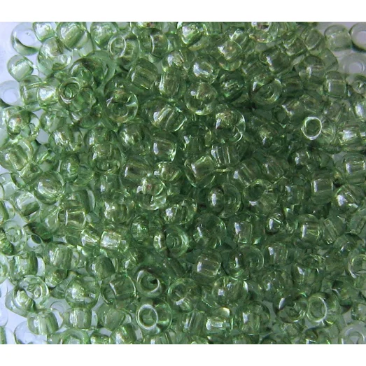 01163 Бисер прозрачный, зеленый Бисер Preciosa