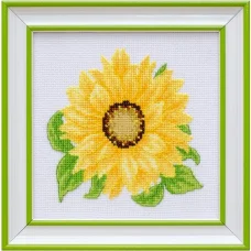 М-0125 Подсолнух. Набор для вышивания картины нитками мулине. ТМ ВДВ