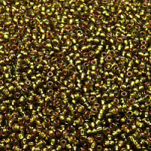 01651 Бисер Preciosa горчичный прозрачный блестящий