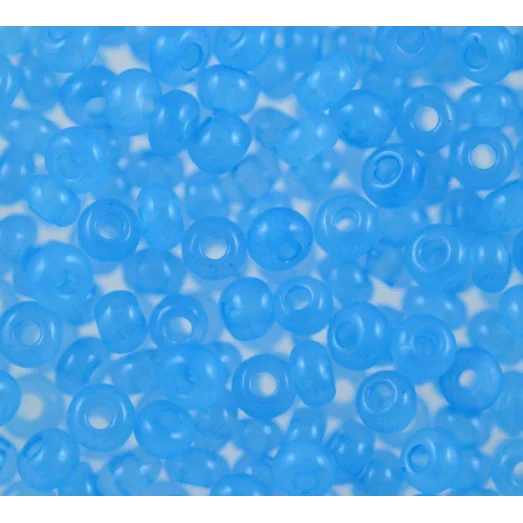 02132 Голубой полупрозрачный Бисер Preciosa