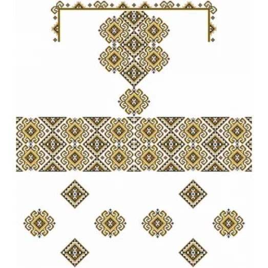 БЖ-033 Заготовка женской сорочки. Барвиста Вишиванка