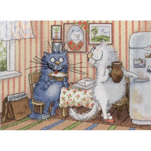 НВ-608 Свежая пресса. Набор для вышивания крестом М.П. Студия