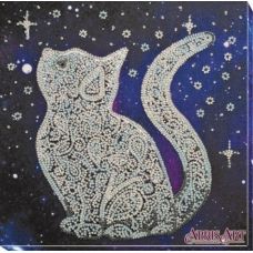 АМВ-052 Набор для вышивки бисером Звёздный кот. ТМ Абрис Арт