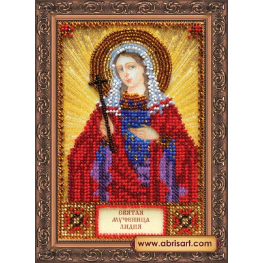 ААМ-060 Святая Лидия. Набор для вышивки бисером. Абрис Арт