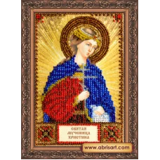 ААМ-072 Святая Кристина. Набор для вышивки бисером. Абрис Арт