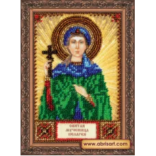ААМ-080 Святая Пелагея. Набор для вышивки бисером. Абрис Арт