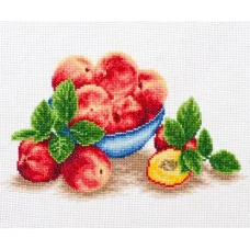 М-0869 Персиковый блюз. Набор для вышивания картины нитками мулине. ТМ ВДВ