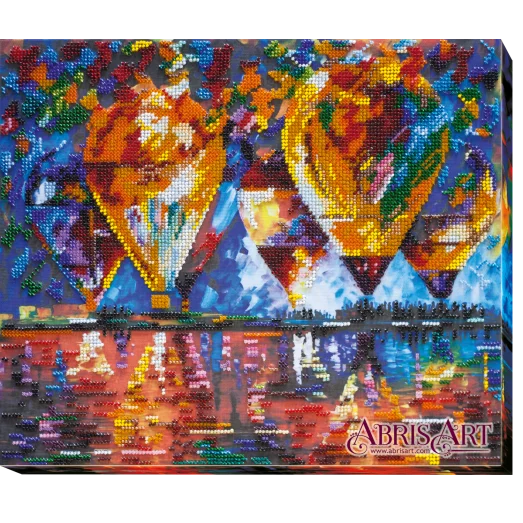 АВ-442 Воздушные шары. Набор для вышивки бисером. Абрис Арт