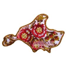 АМК-001 Магнит "Карта Украины" АР Крым. ТМ Абрис Арт 