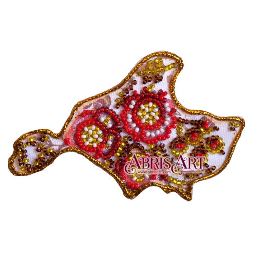 АМК-001 Магнит "Карта Украины" АР Крым. ТМ Абрис Арт