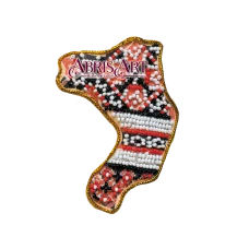 АМК-017 Магнит "Карта Украины" Ровенская область. ТМ Абрис Арт