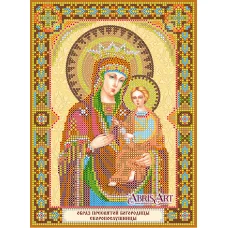 АСК-141 Икона Богоматери Скоропослушница Схема для вышивки бисером на холсте Абрис Арт