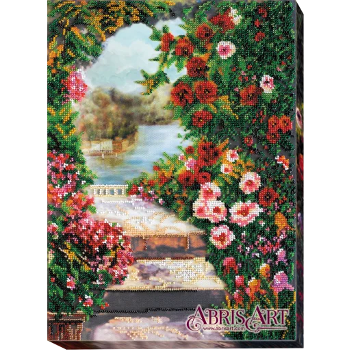 АВ-482 Летний сад. Набор для вышивки бисером. Абрис Арт