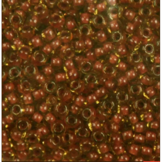 10029 Коричнево-желтый прозрачный Бисер Preciosa