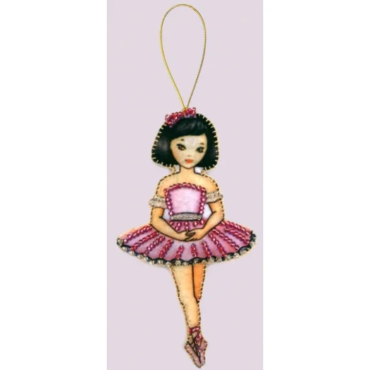 F-0145 Балерина. Набор с фетром Butterfly