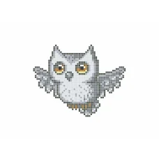 ЧВ-1467 (10*15) Сова. Схема для для вышивки бисером Бисерок