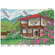 МИКА-1508 (А3) Старый дом. Схема для вышивки бисером