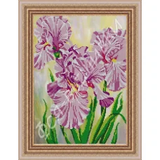 В-102 Ирисы. Схема для вышивки бисером. ТМ Фея Вышивки