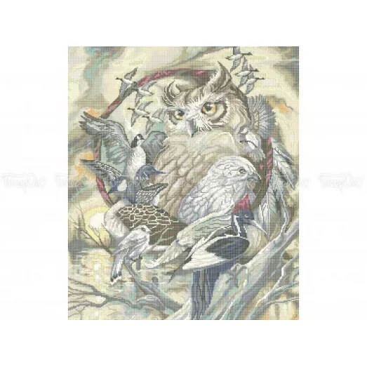 ЧВ-8051 Ловец снов. Схема для вышивки бисером. Бисерок