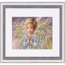 К-3120 Прекрасный лик ангела. Схема для вышивки бисером Благовест