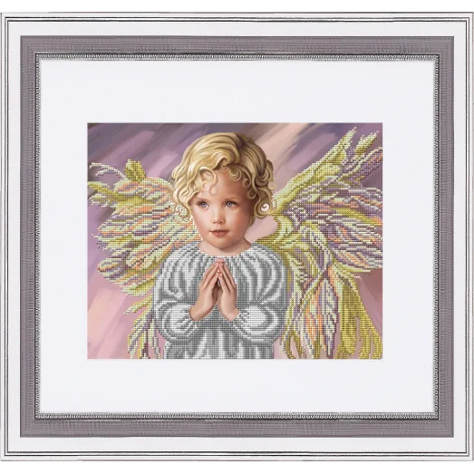 К-3120 Прекрасный лик ангела. Схема для вышивки бисером Благовест