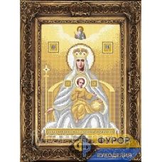 ФР-ИБ4-082-2 Державная Пресвятая Богородица золото. Схема для вышивки бисером ТМ Фурор Рукоделия