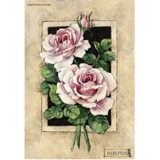 РТ150028 Винтажные розы. Техника папертоль