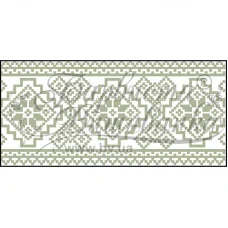 КЛ-106 Бисерная заготовка клатч белый. Барвыста Вышиванка