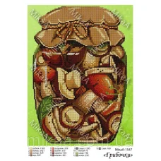МИКА-1547 (А4) Грибочки. Схема для вышивки бисером