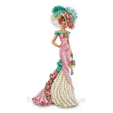 КБЛ-3041 Венецианская дама. Набор для вышивки бисером. ТМ Каролинка