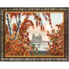 К-3126 Осень. Триптих. Схема для вышивки бисером Благовест