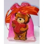 МИКА-ПМ-12 Маленький подарочный мешочек - Влюбленный мишка