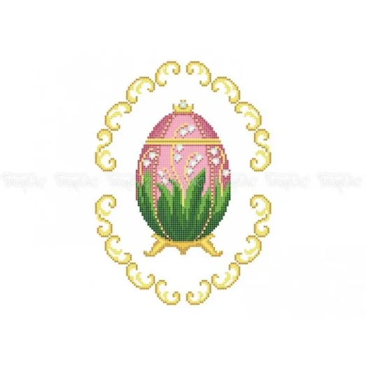 Р-109 Рушник пасхальный. Заготовка для вышивки Бисерок