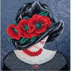 ТН-1100 Утончённая красавица. Набор для вышивки бисером ТМ ВДВ