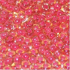 11027 Светлый топазовый с внутренним розовым окрасом, прзрачный Бисер Preciosa