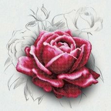 М-11038 Рисование розы. Набор для вышивки бисером ТМ Miniart Crafts