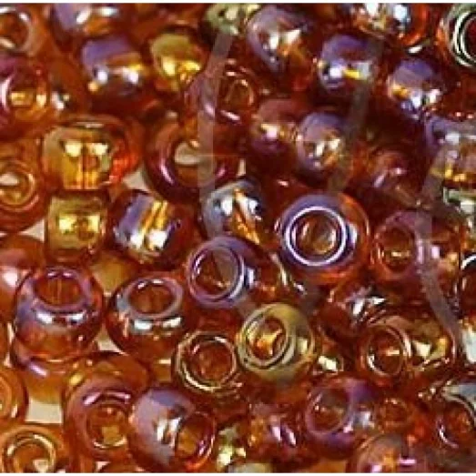 11070 Кристалл топазовый блестящий радужный, прозрачный Бисер Preciosa