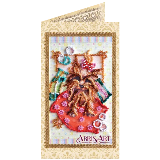 АО-110 Йорк. Набор-открытка для вышивки бисером Абрис Арт