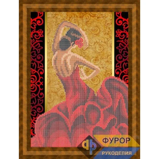 ФР-ЛБч4-043 Фламенко. Схема для вышивки бисером ТМ Фурор