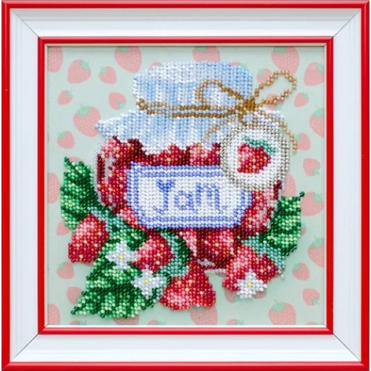 ТН-1119 Клубничный джем. Набор для вышивки бисером ТМ ВДВ